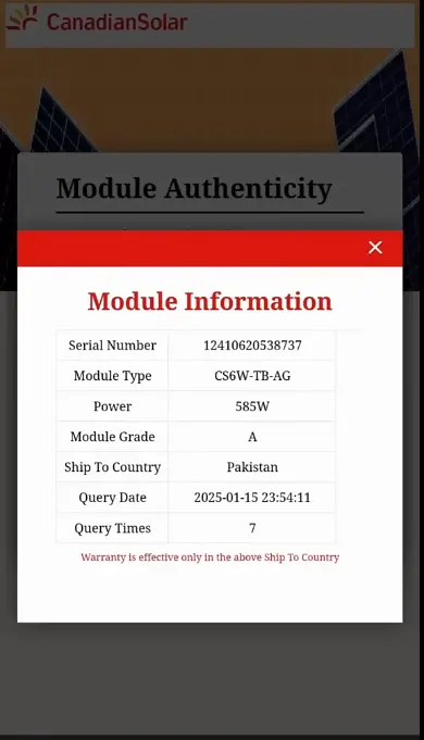 Canadian Verification Complete